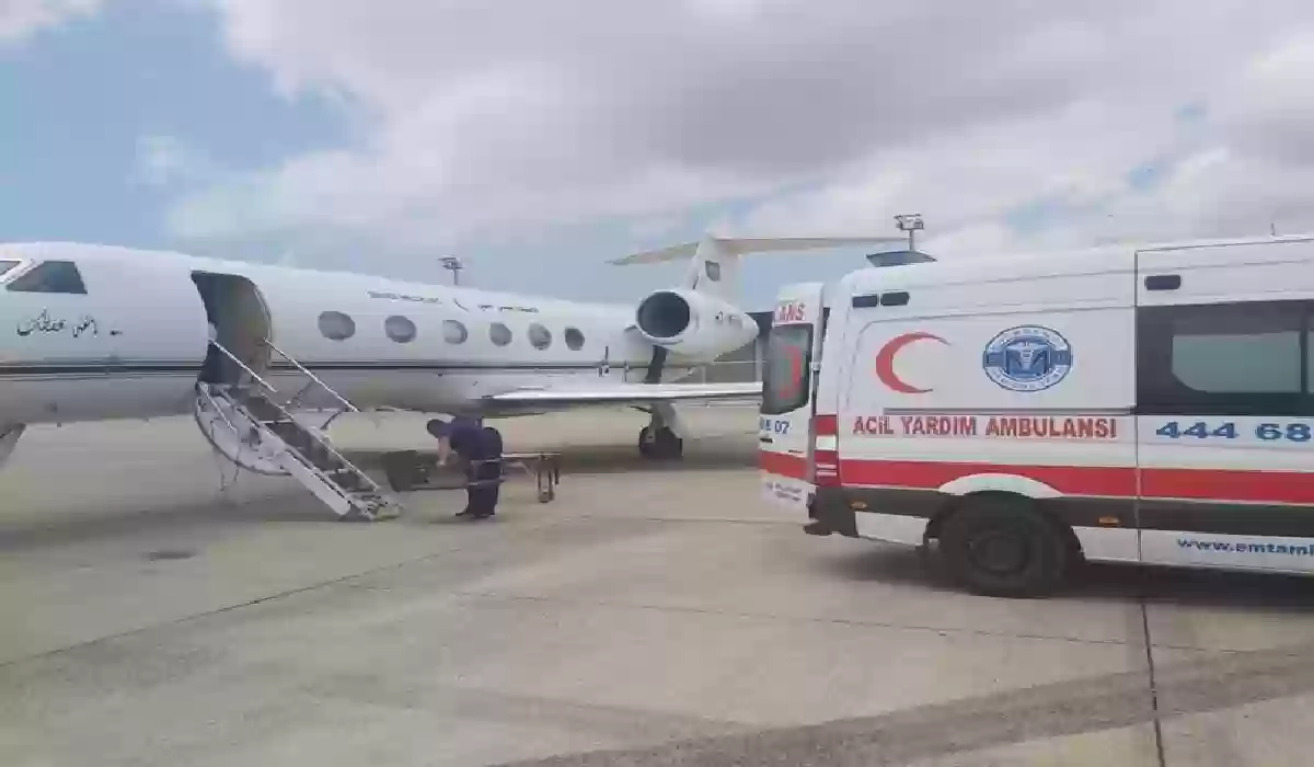 نقل مواطن من إسطنبول إلى المملكة عبر طائرة إخلاء طبي